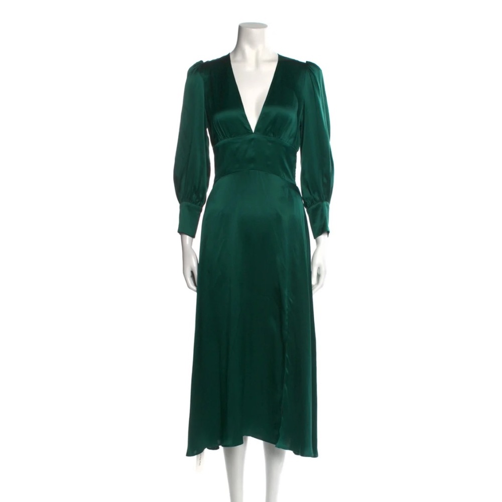 Reformation Silk Long Dress